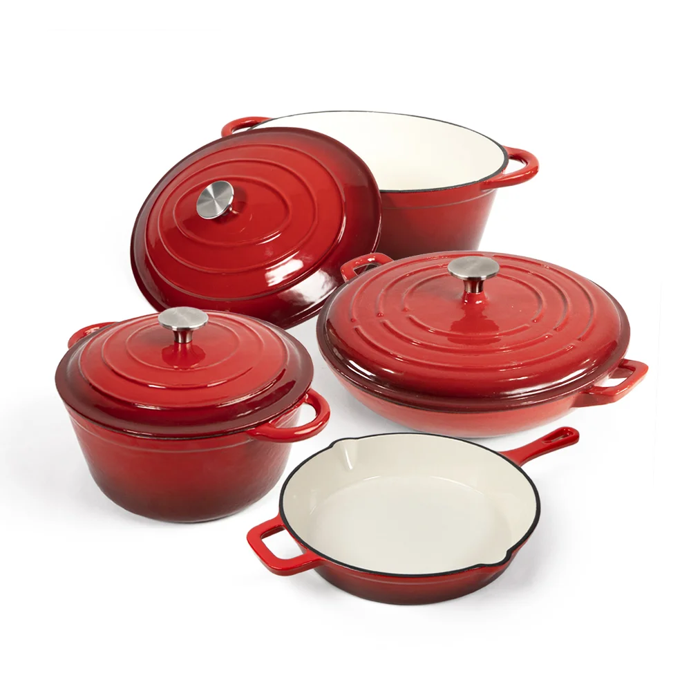 

cooking Nonstick Pot And Pan Home Kitchen Enamel Cast Iron Cookware