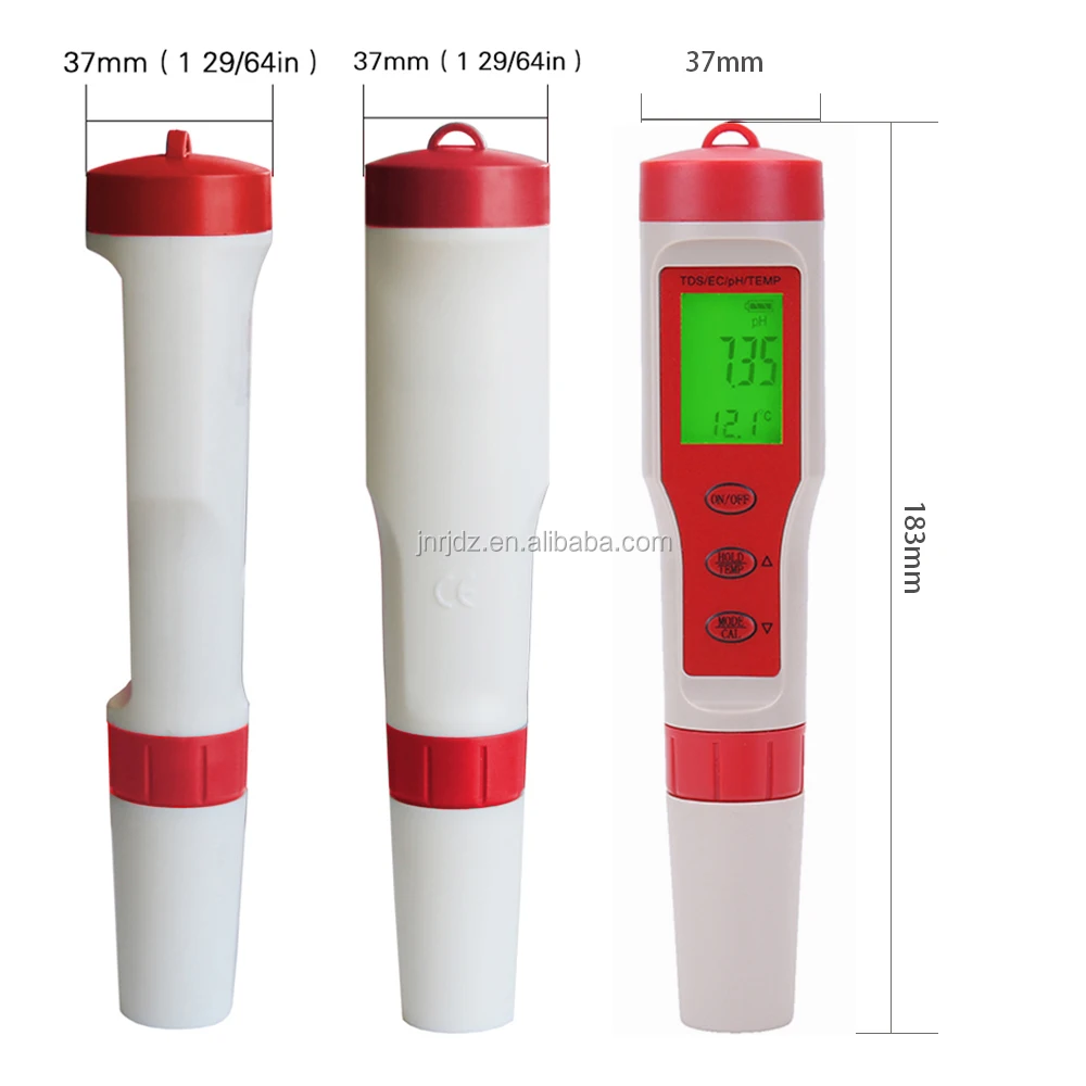 Water Tester 4 In 1 Ph Pen Type Ez 9908 Ph Ec Tds Temp Meter - Buy ...