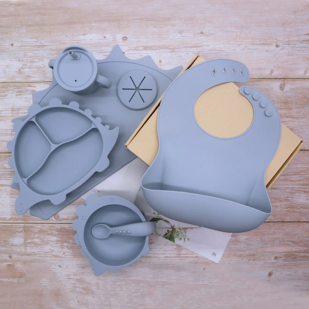 

High Quality Food Feeding Dishes Plates Silicone Baby Plate