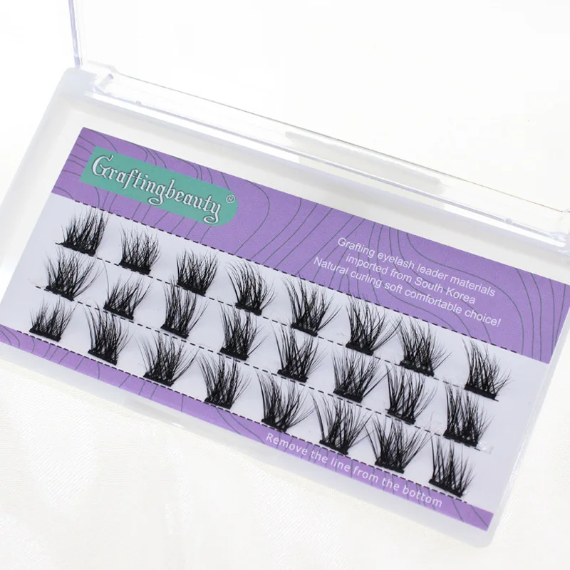 

Skyey Care Pre-cut Segmented Lash Extensions Diy Cluster Faux Mink Eyelashes Segment Lashes