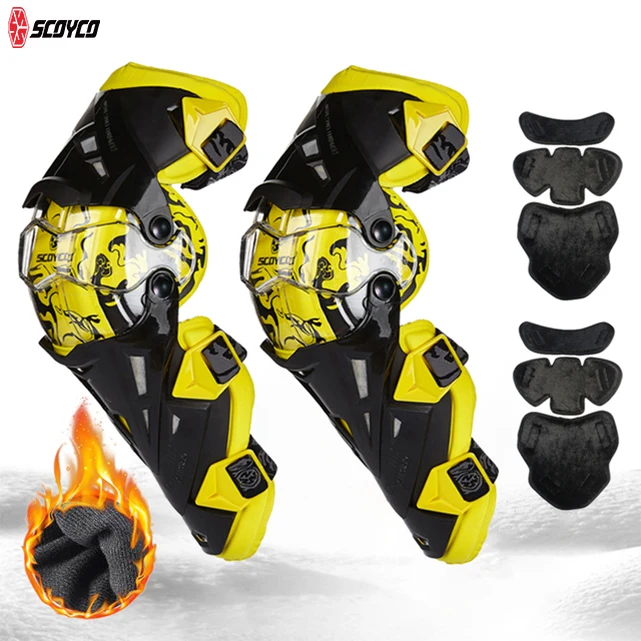 

SCOYCO New Power Knee Joint Protector .Knee Bike Protectors MTB Rodilleras Para Moto