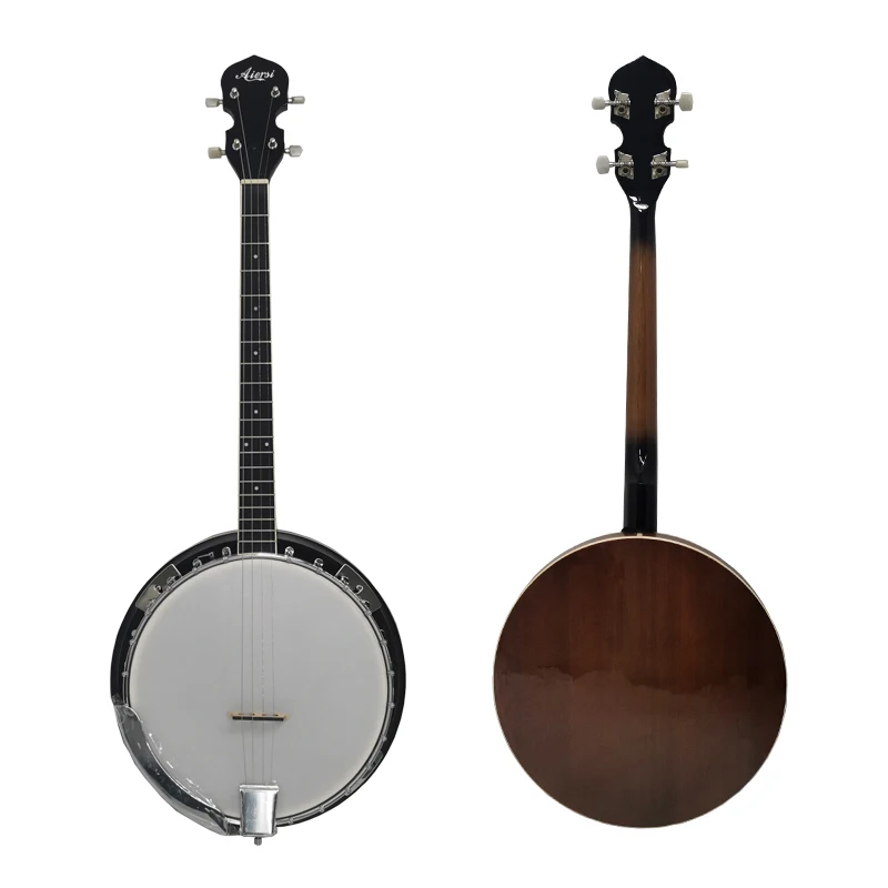 Aiersi Brand Quality 4 String Banjo Ukulele with Constructive and Distinctive Tone for Concert and Tenor Size