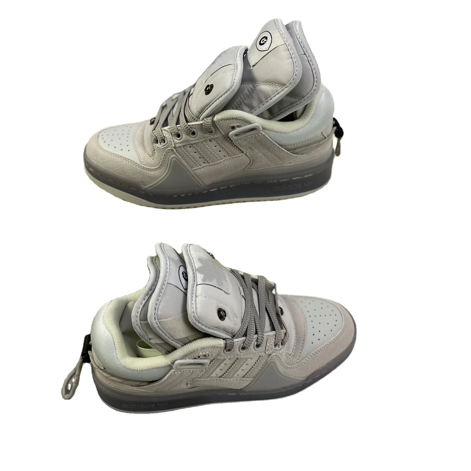 

Bad Bunny forum men's and women's fashion classic comfortable board shoes sports shoes, Gray