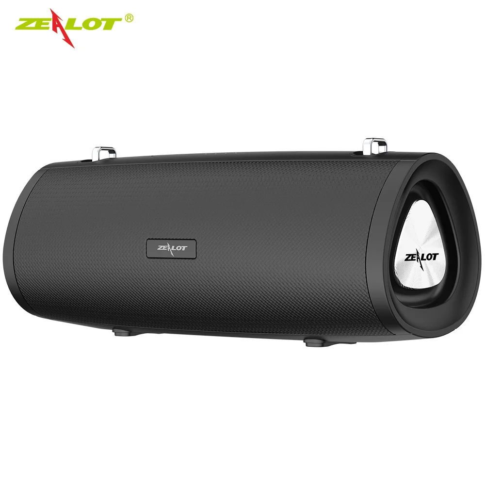 

2021 ZEALOT Powerful 30W Big Size Wireless Bluetooth Speaker with big capacity battery ZEALOT S39, Black