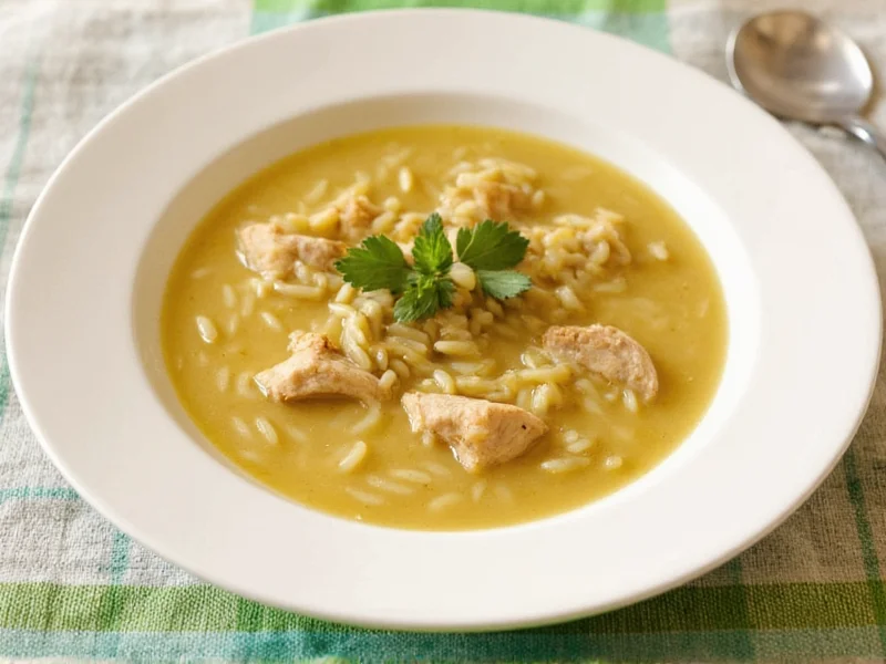 lemon chicken and orzo soup