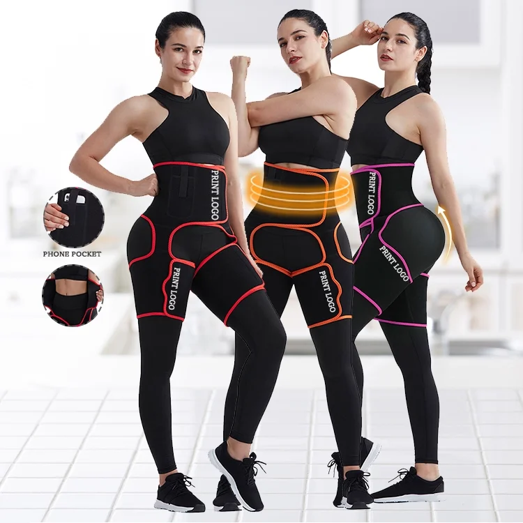 
Adjustable Neoprene Sweat Waist Trainer Waist Trimmer Belt High Waist Butt Lifter Thigh Shaper 