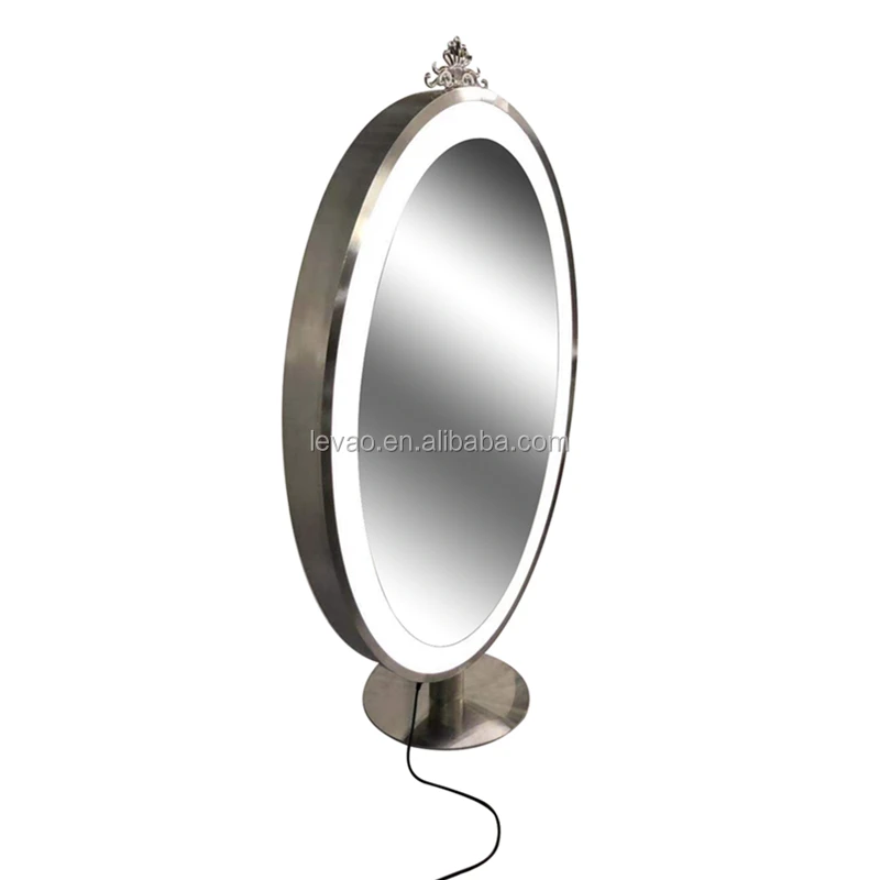salon mirror styling station