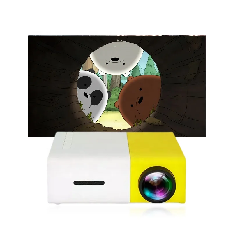 

Factory YG300 4K HD USB Cinema Theater Beamer YG 300 Multimedia Proyector Game Mini Portable Home LED LCD Pocket Projector
