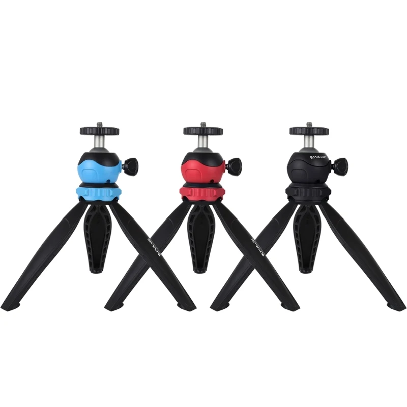 

Wholesale CE PULUZ 20cm Tripod Mount with 360 Degree Ball Head, Pocket Plastic tripod for Smartphones for GoPro for DSLR Cameras