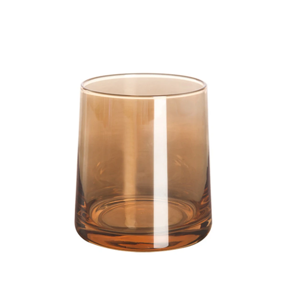 

Bulk Tea Coffee Glassware Smoke Amber Coloured Glass Tumblers Decorating Reusable Tumbler Cups