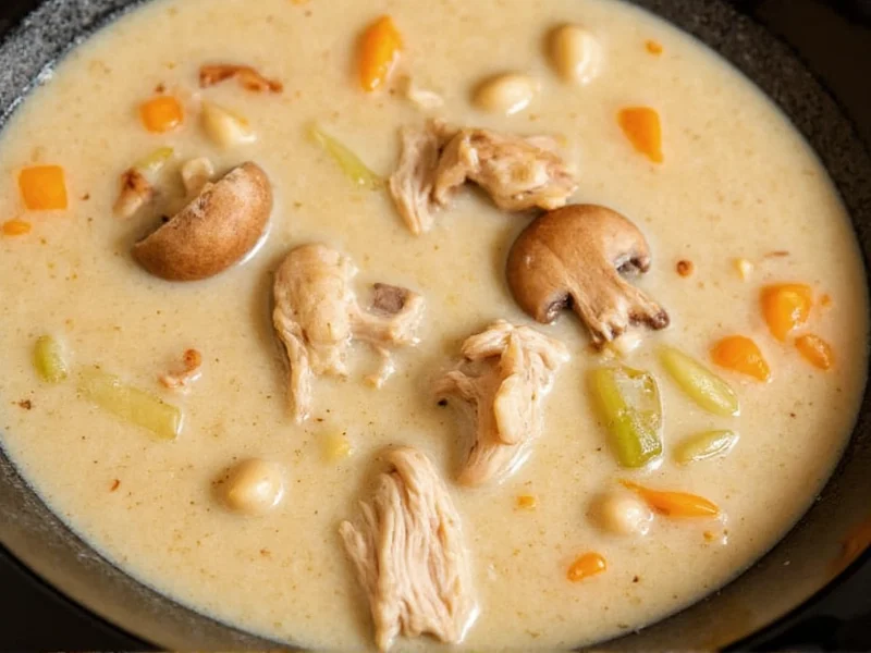 Perfect Slow Cooker Chicken Mushroom Soup Recipe