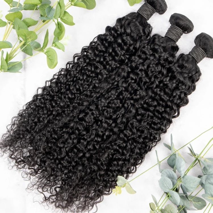 

wholesale hair vendor cheap Brazilian virgin jerry curly Hair Bundles with 4x4 lace closure 100% Unprocessed Human Hair