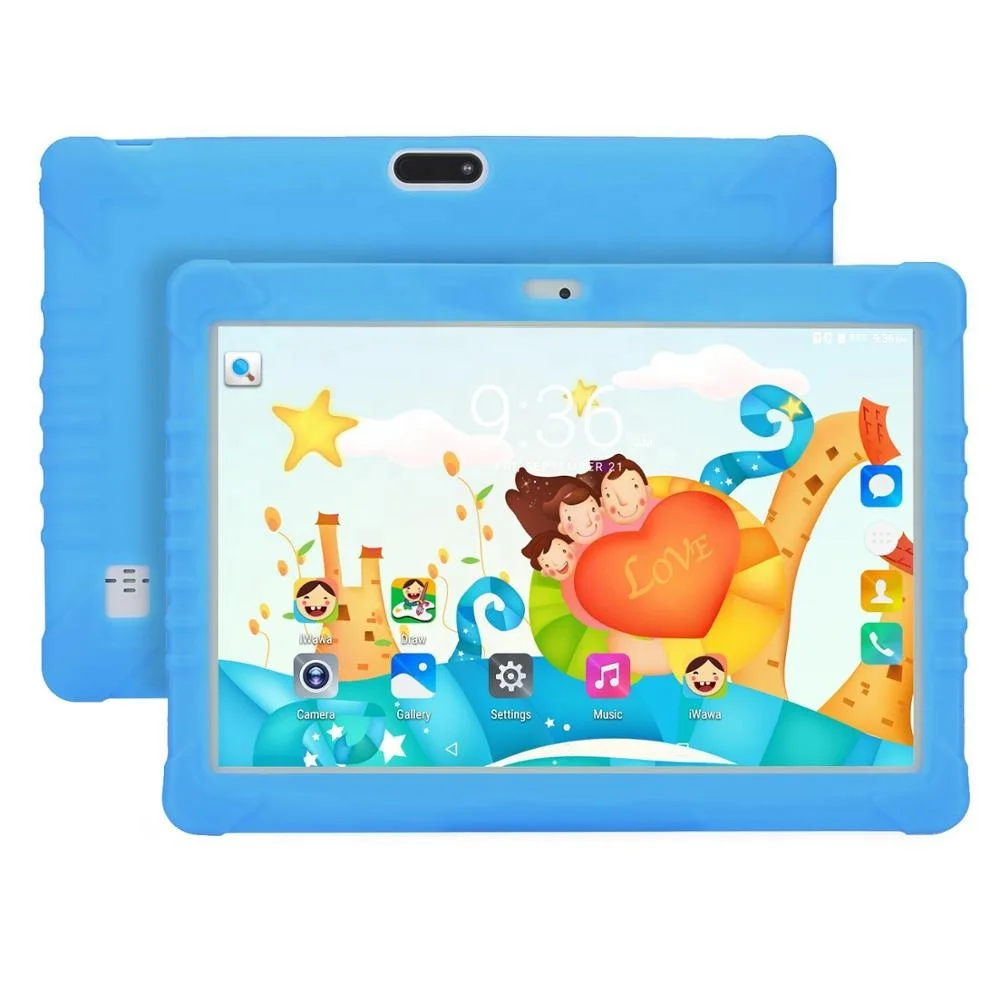 

tablet 10 inch Android Kids Tablet for Children Learning, Sky blue,rose red