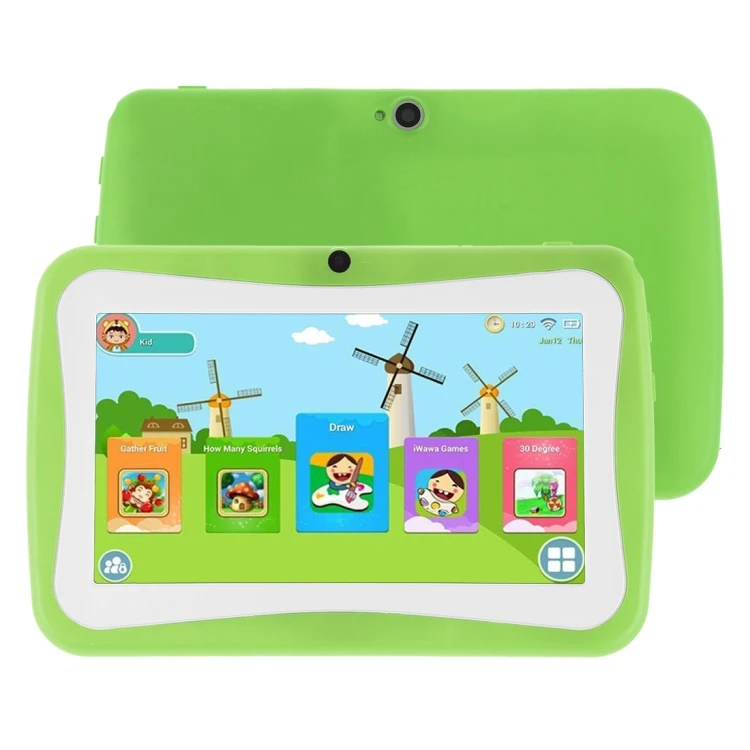 

Dropshipping 7.0 inch Children Tablet Android 4.4.2 Tablet for Kids 1GB 8GB Educational Learning Children Tablet