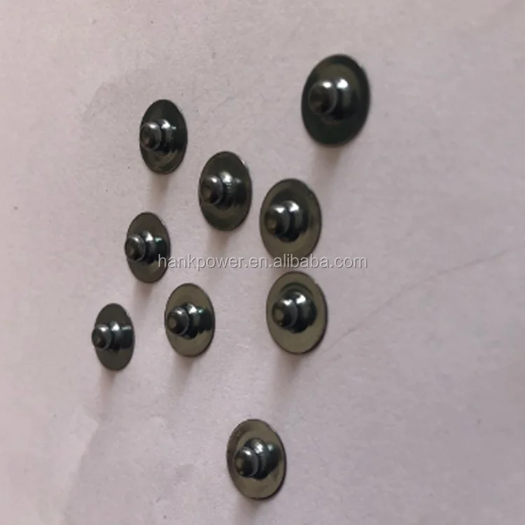 3.6mm Agcl Button Electrode Male Button Medical Electrodes Ecg Snap