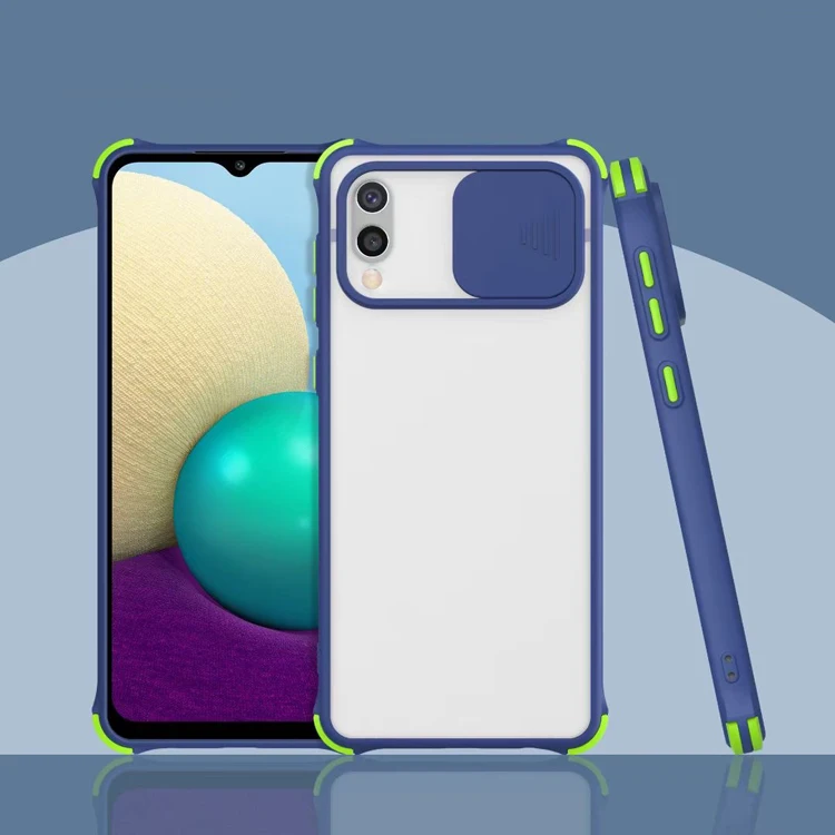 

Accessories Frosted 2in1 Airbag Design Shockproof Skin Feeling Push Window TPU PC Phone Cover Case For Samsung Galaxy S9