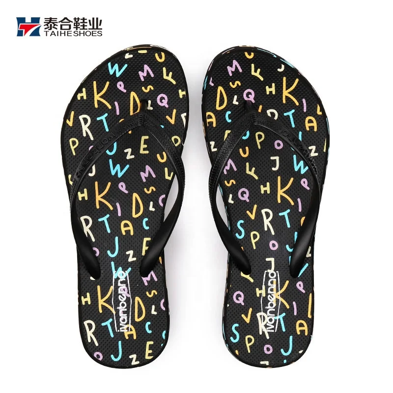 

Factory Wholesale Woman Slipper Slim Flip Flop Rubber Flip Flops, Black, blue, brown