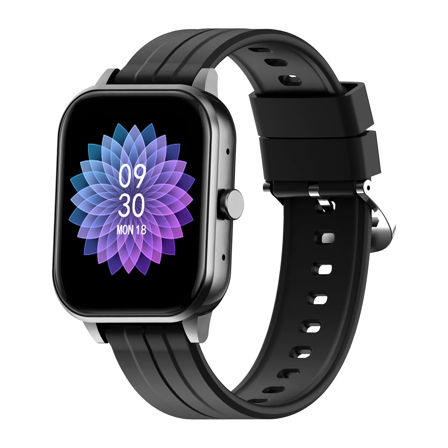 

smart watch wireless call music Pedometer movement Vibration mention Business Waterproof bracelet, Black/silver