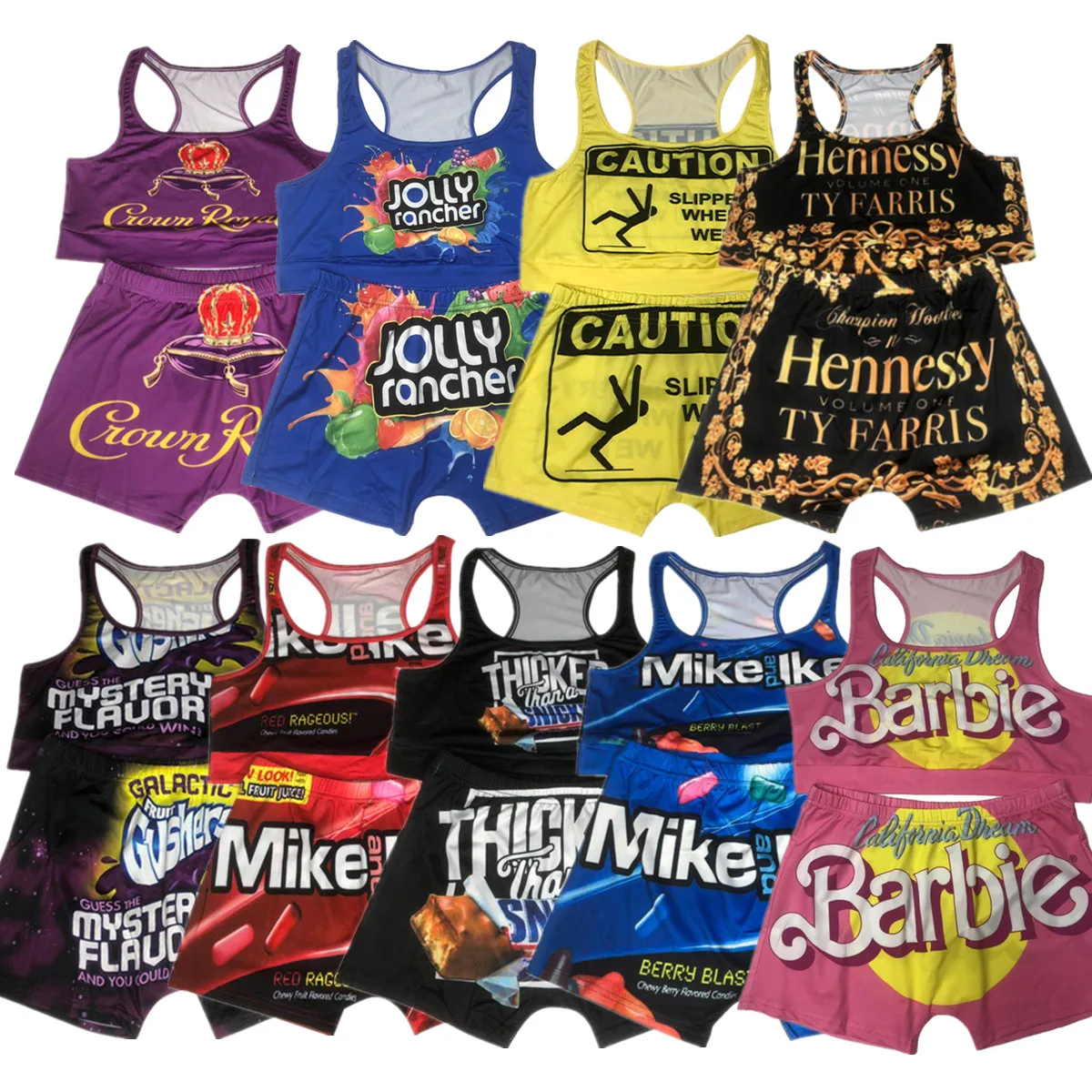 

Hot sale fashion workout high waist lady panties summer women bike shorts set, Picture