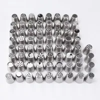 

Cake Decorating Tools Tips Nozzles Flower Cream Pastry Stainless Steel Icing Piping Nozzles