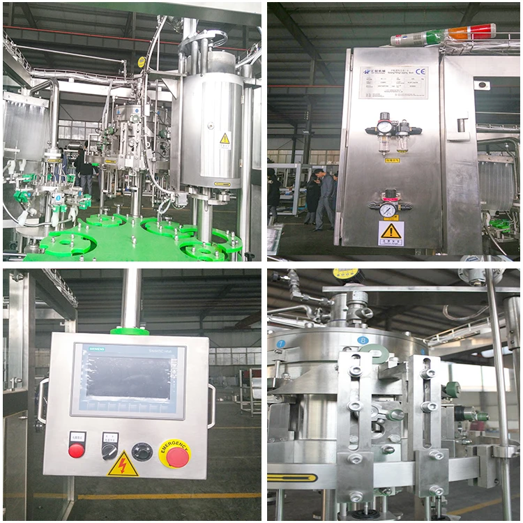 1000BPH Aluminum Tube Filler Bottle Beer Filler And Capper