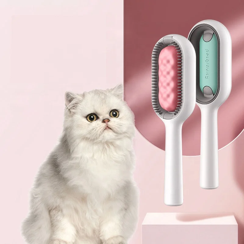 

New Design Pet Brushes Water Tank Cat Comb Sticky Hair Brush Remove Floating Hair Comb Cat Hair Removal Brush