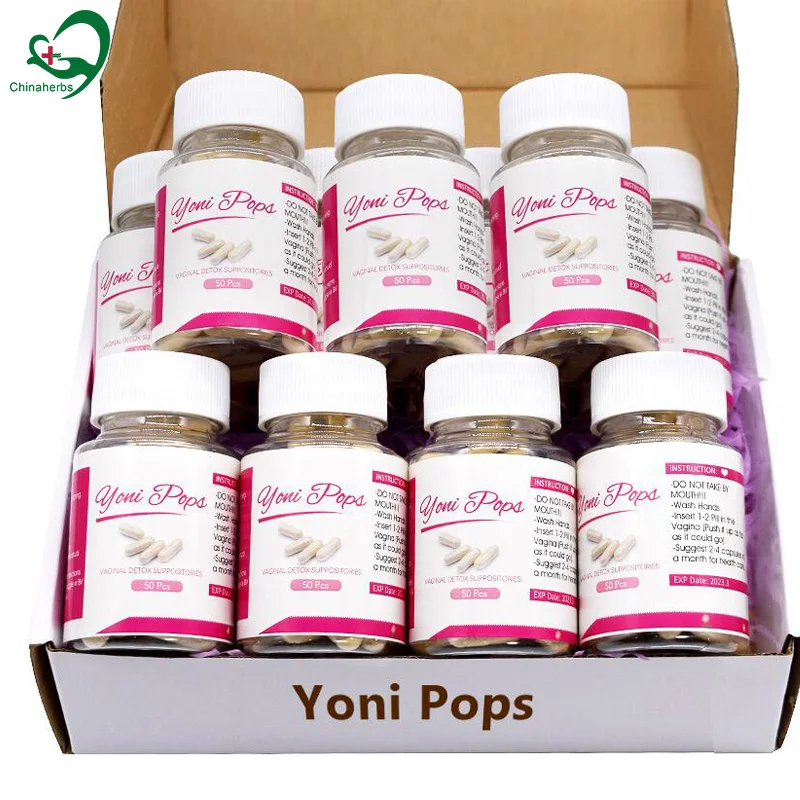 

Pure organic natural herbs yoni detox pops vagina boric suppositories borac acid suppository remove odor cleaning