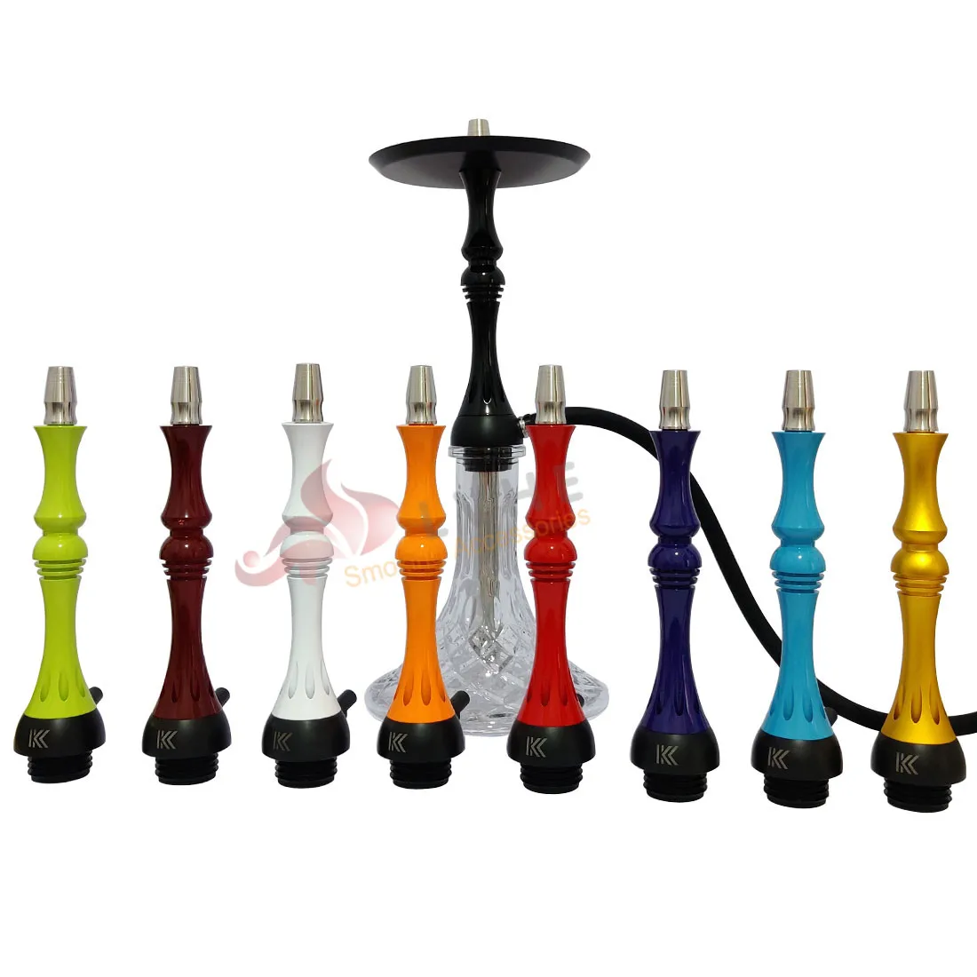 

T079 Lvhe Good Quality Tall Shisha Narguile Alpha Beat Hookah Modelx Neon Magnetic Hose, Mix colors