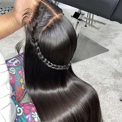 Fast Delivery Transparent Swiss Lace Virgin Brazilian Human Hair Invisible HD Lace Front Wigs for Black Women
