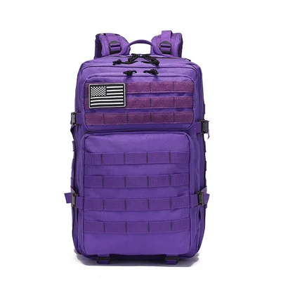 

In Stock 47L Large Capacity Other Backpack Camouflage 3D Molle Military Tactical Backpack Custom Flag 3P Assault Backpack, 8colors