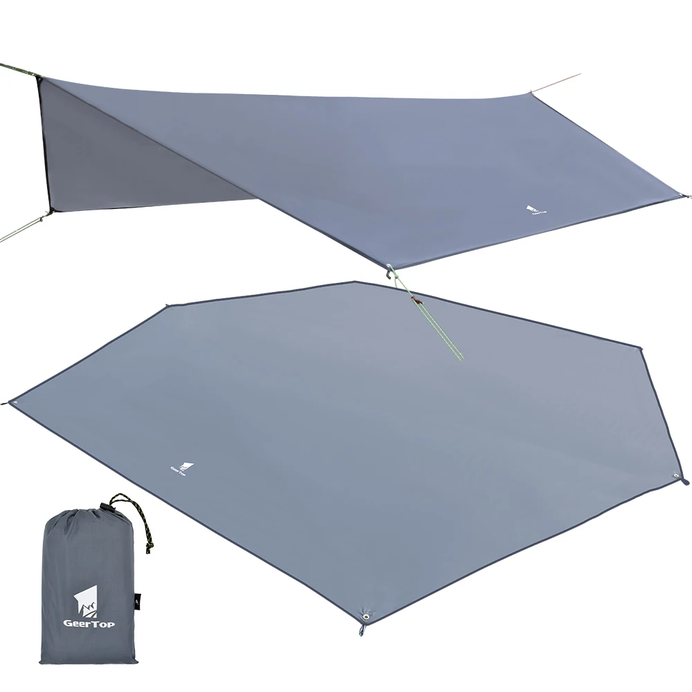 

GeerTop No Moq waterproof 210D Oxford fabric Ground sheet camping footprint