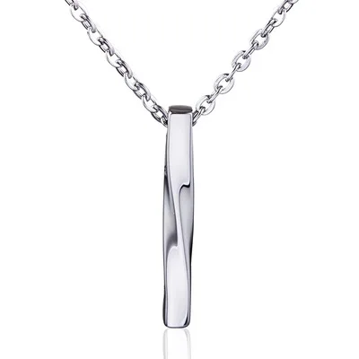 

MSYO New Ins Stainless Steel Necklace Fashion Hip Hop Necklace Exquisite Couple Models Necklace, As shown in the picture