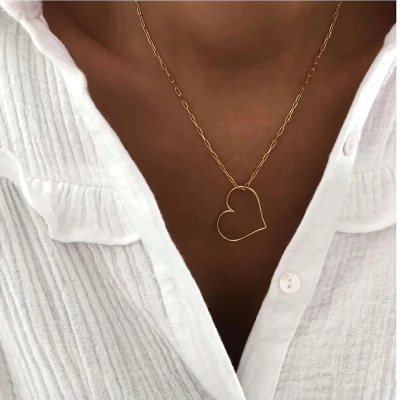 

Joolim Jewelry Stainless Steel Linellae Heart Pendant Necklace Stainless Steel Jewelry