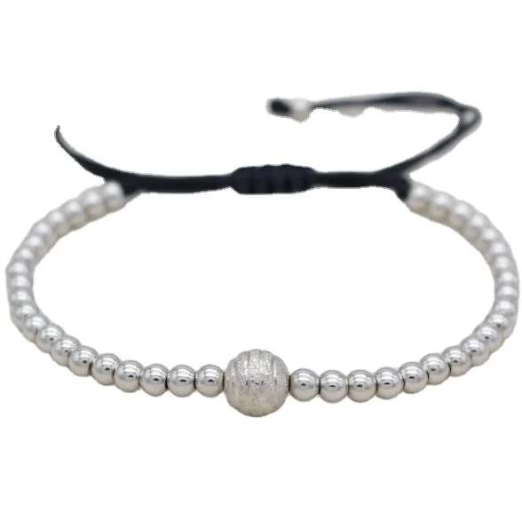 

8mm TRG34 Micro Zircon Beaded Yoga Bracelet DIY Buddha Bead Bracelet