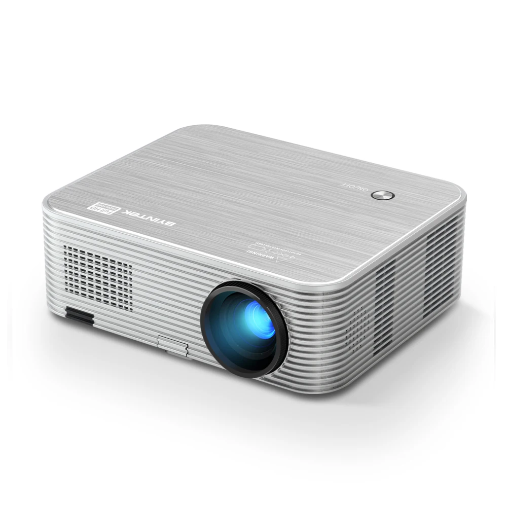 BYINTEK Android Wifi Bluetooth Projector With Remote control zoom For Home Theater