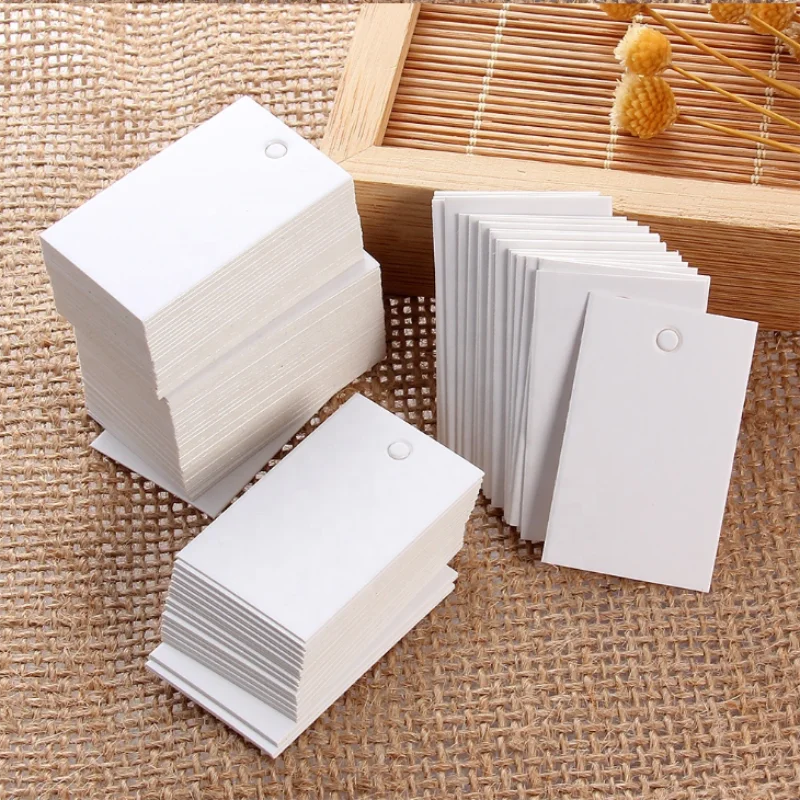 

Paper Plastic Jewelry Earrings Display Cards Rectangle White Self-Seal Bags DIY Blank Postcard for You to Custom size color, Customized