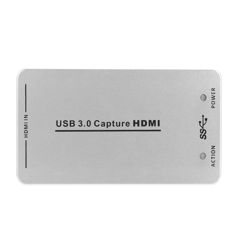 

HD 1080P hdmi to USB3.0 live stream video capture card for PC, White