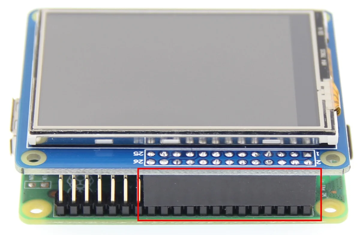 3.2 Inch LCD Touch Screen for Raspberry Pi - Resistive