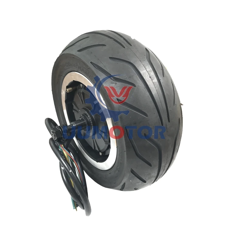 

72v 3500w 12 inch fat road tire Magnet height 75mm high speed 140km/h Brushless engine/motor for electric scooter, Black+silver