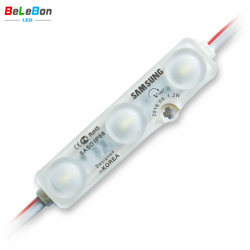 NEW Ultrasonic Welding injection led module 5730 SMD IP68 LED module with lens ,samsung led module design by korea