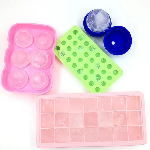 

Cool Summer 21 Caves Multi functional Silicone Freeze Tray With Lid, Silicone Square Ice Cube Tray With Lid, Any pms color