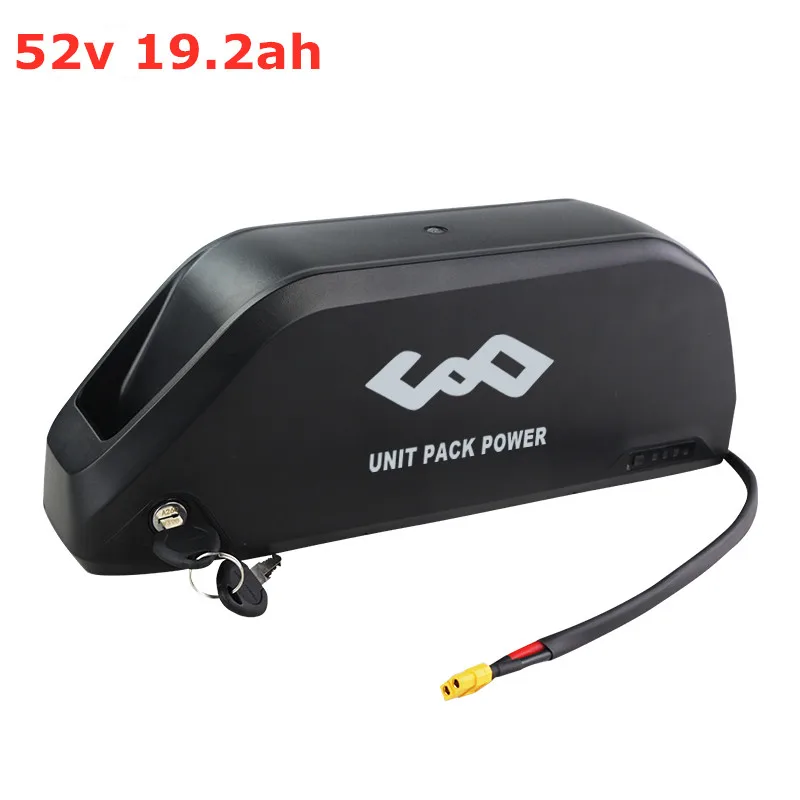 

US stock Polly case lithium ion battery 48V 52V 19.2ah ebike battery with 40A BMS for rear wheel 48v 1500w motor
