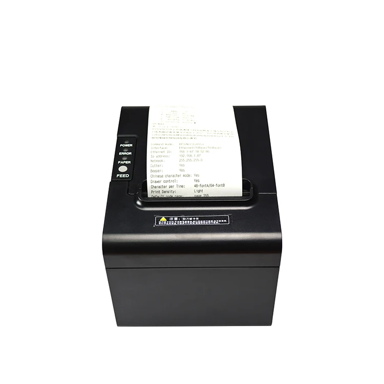 

usb lan serial port 80mm pos thermal label printer supermarket price label shelf label barcode sticker printer with auot-cutter