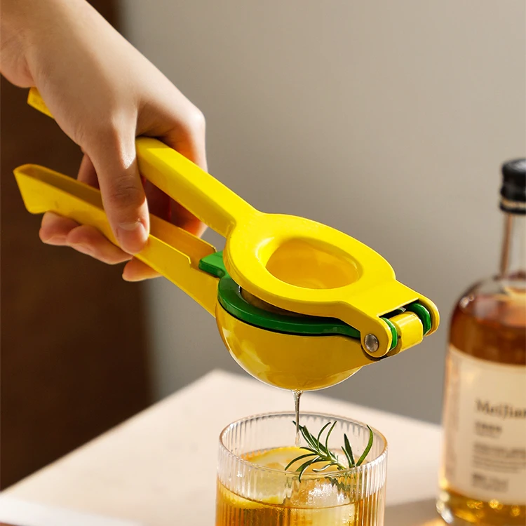 

Metal Manual Citrus Kitchen Tools Juicer Household Mini Fruit Lemon Clip Hand Press Lime Juicer Lemon Orange Squeezer