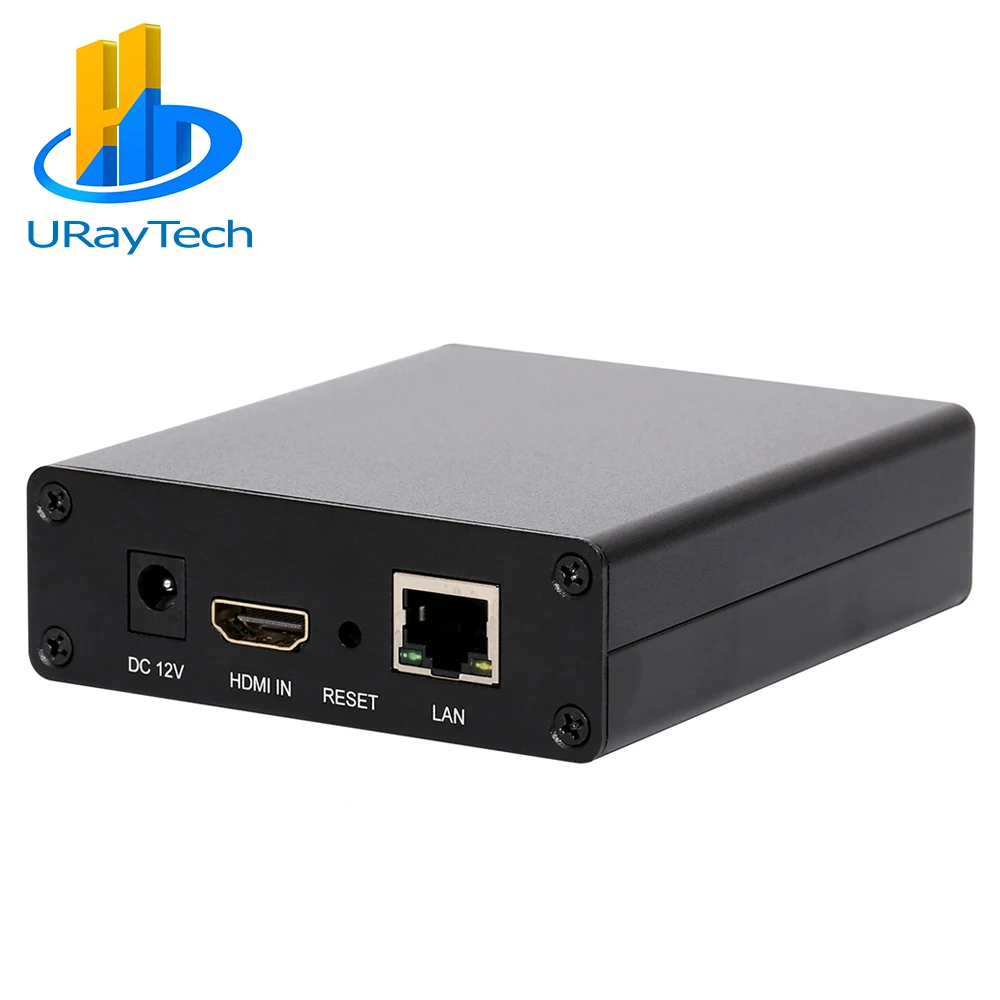 

URay H.264 Video Encoder Support HDCP HDMI To IP Live Streaming Encoder IPTV Hardware RTMP RTSP HLS UDP Streamer