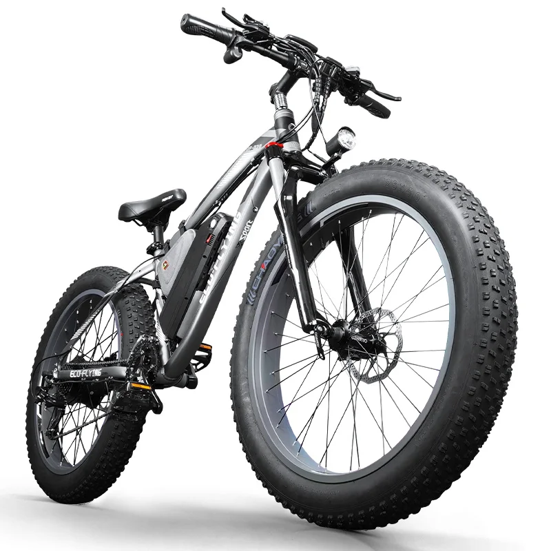EU Warehouse dropshipping e bike 1000W 48V 26inch fat tire full suspension MTB electric mountain bicycle