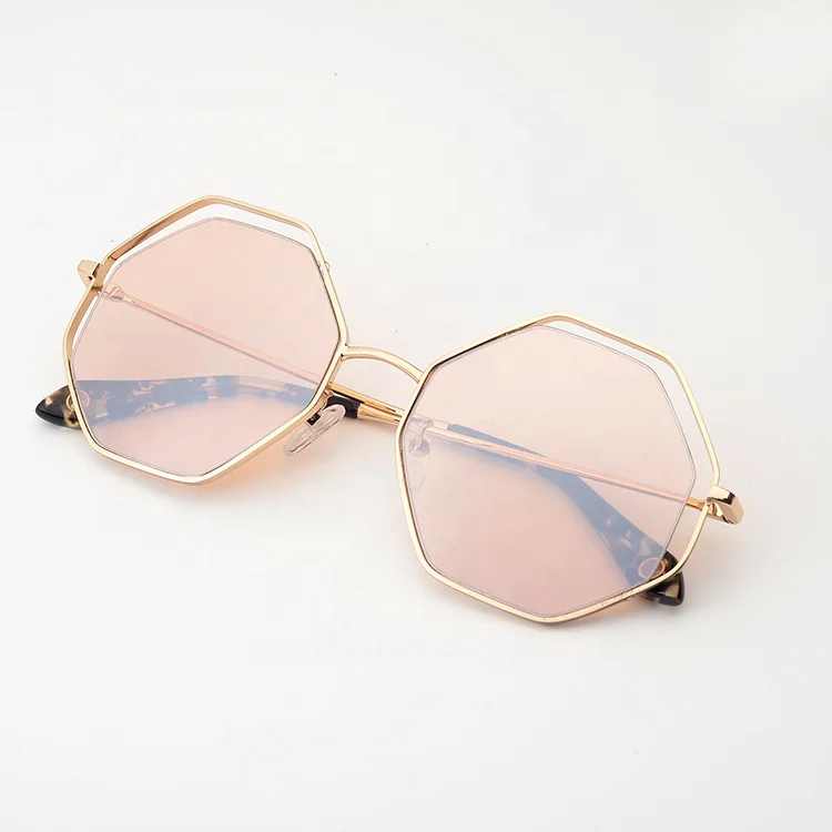 

Unique metal polarized sunglasses UV400 custom logo sunglasses