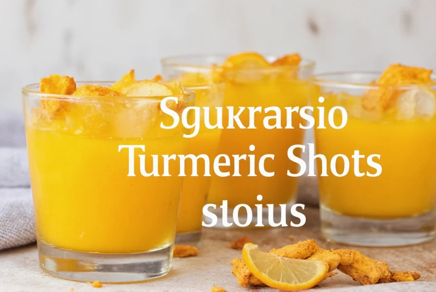 Turmeric root, ginger, lemons and black pepper arranged for making turmeric shots