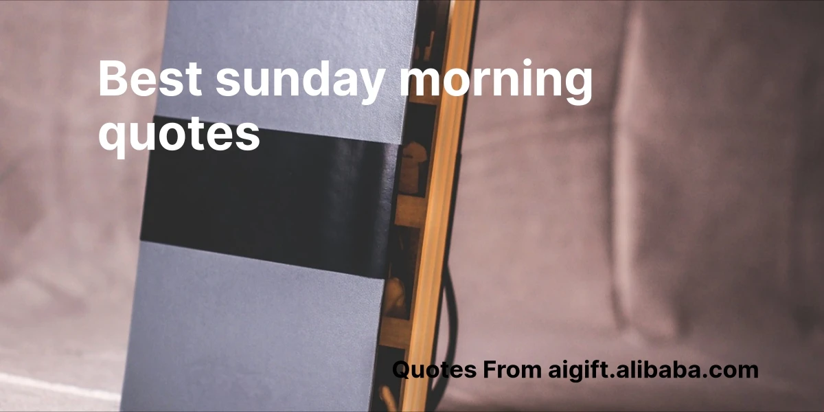 best sunday morning quotes