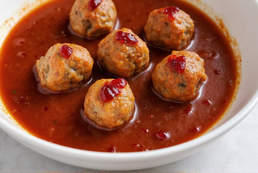 Meatballs with Grape Jelly Chili Sauce: Classic Recipe